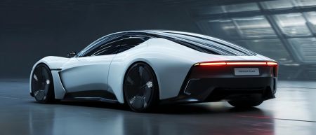 Zeekr 001 вид сзади особенности и дизайн автомобиля